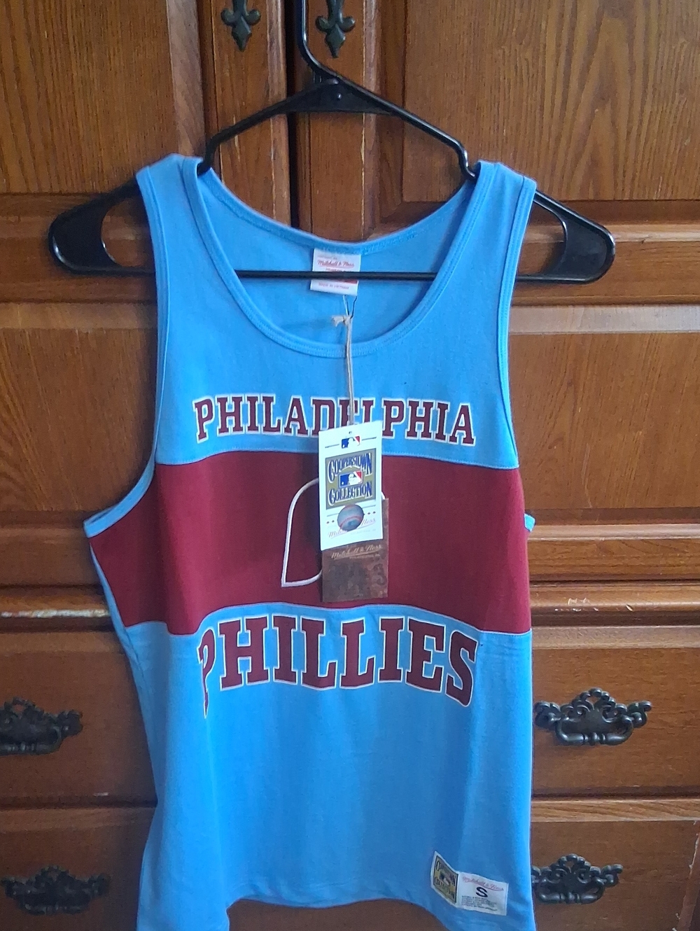 Mitchell & Ness Cooperstown Collection MLB Philadelphia Phillies NWT TankTop